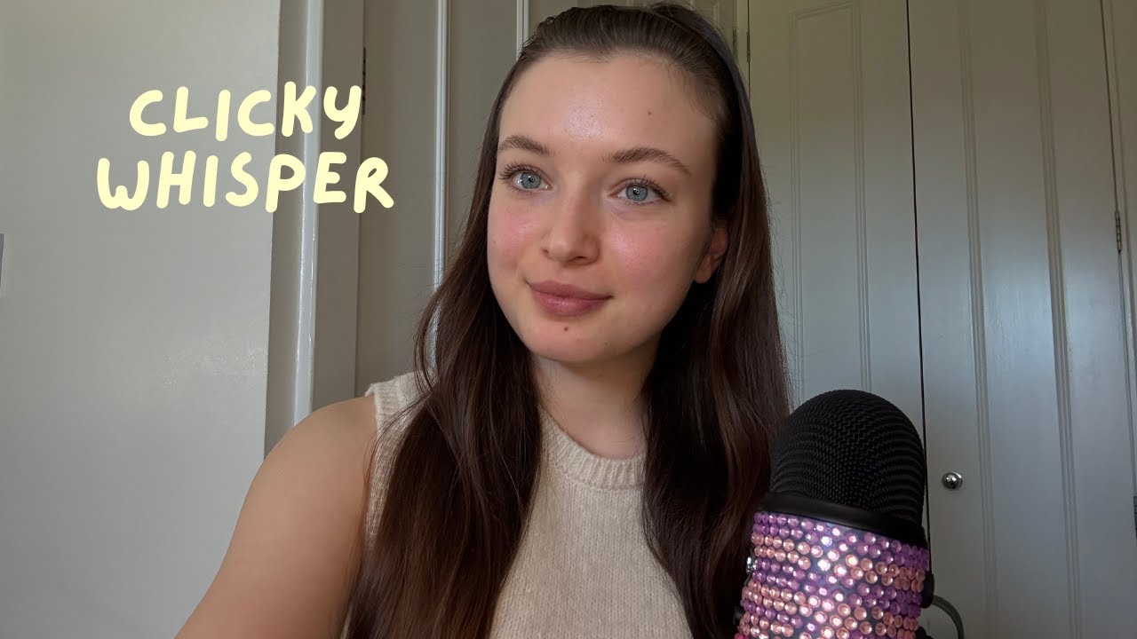 ASMR Ear to Ear Whisper Ramble (storytime, clicky whispers)