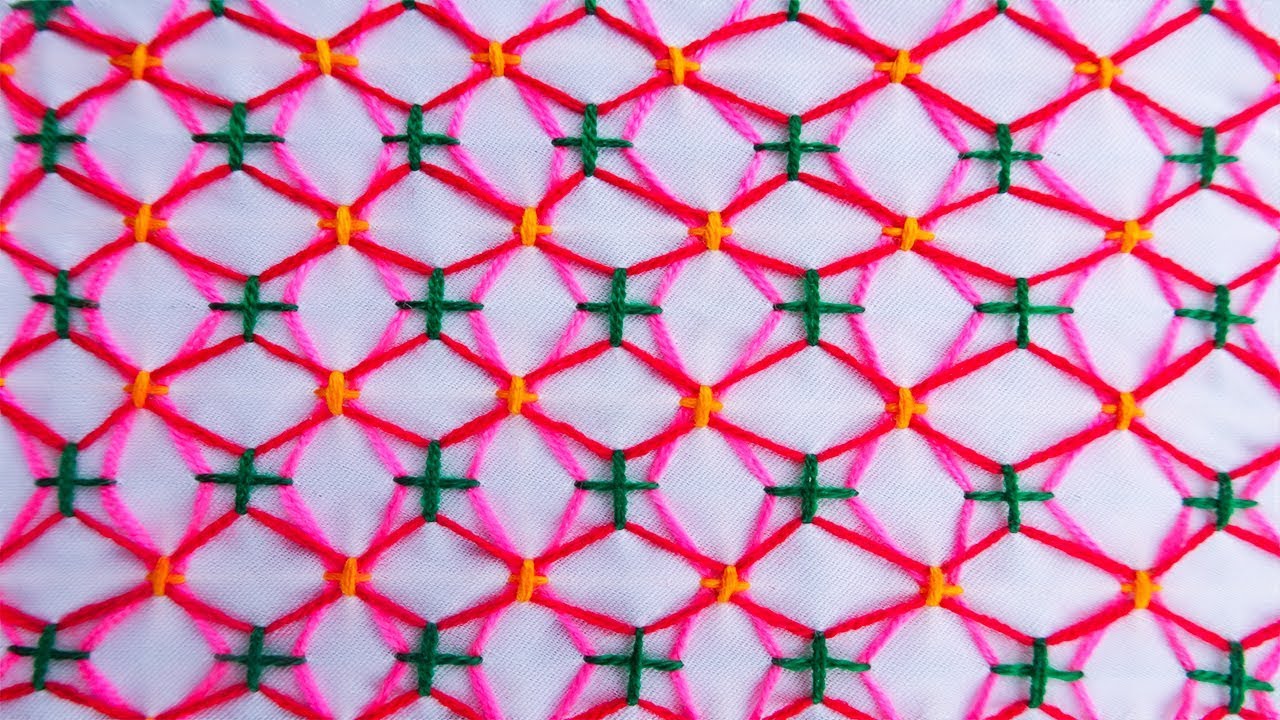 Brazilian nokshi katha tuitorials|hand embroidary by rose world