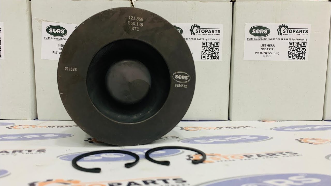 LIEBHERR D924 & D926 ENGINES PISTON+PIN+RETAINER RINGS 9884512 | ПОРШЕНЬ МОТОРА ЛИБХЕР 988 45 12