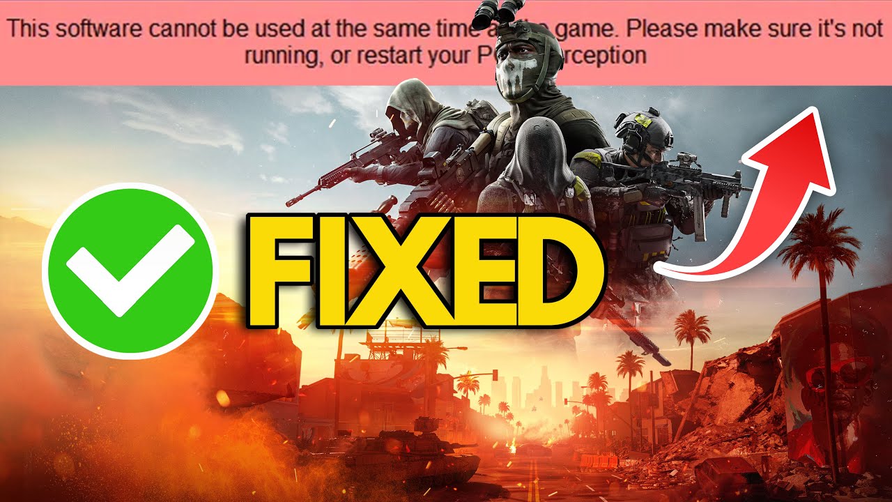 This Software Cannot Be Used At The Same Time as The Game FIX (Battlefield, FC 25 & More)🎮🔥