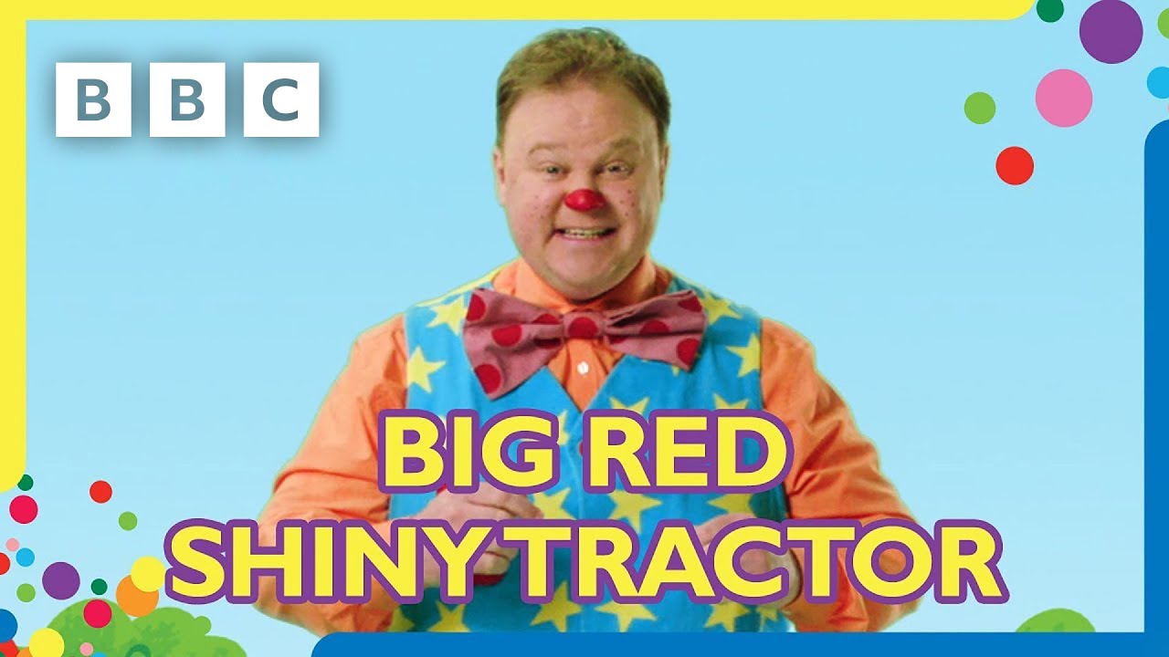 Big Red Shiny Tractor Nursery Rhyme 🚜 | Mr Tumble and Friends