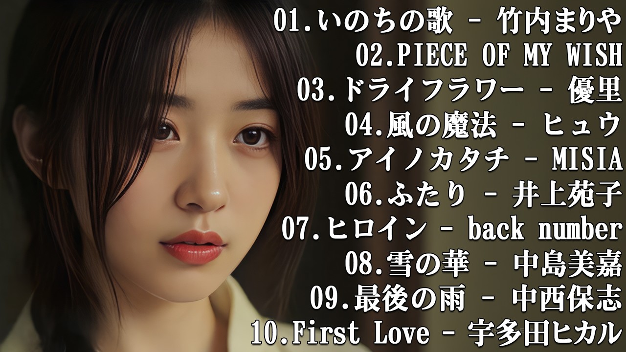 🎧 泣けるラブソング 邦楽 💔 心がほどける深夜のラブバラード集…💔【歌詞付き】