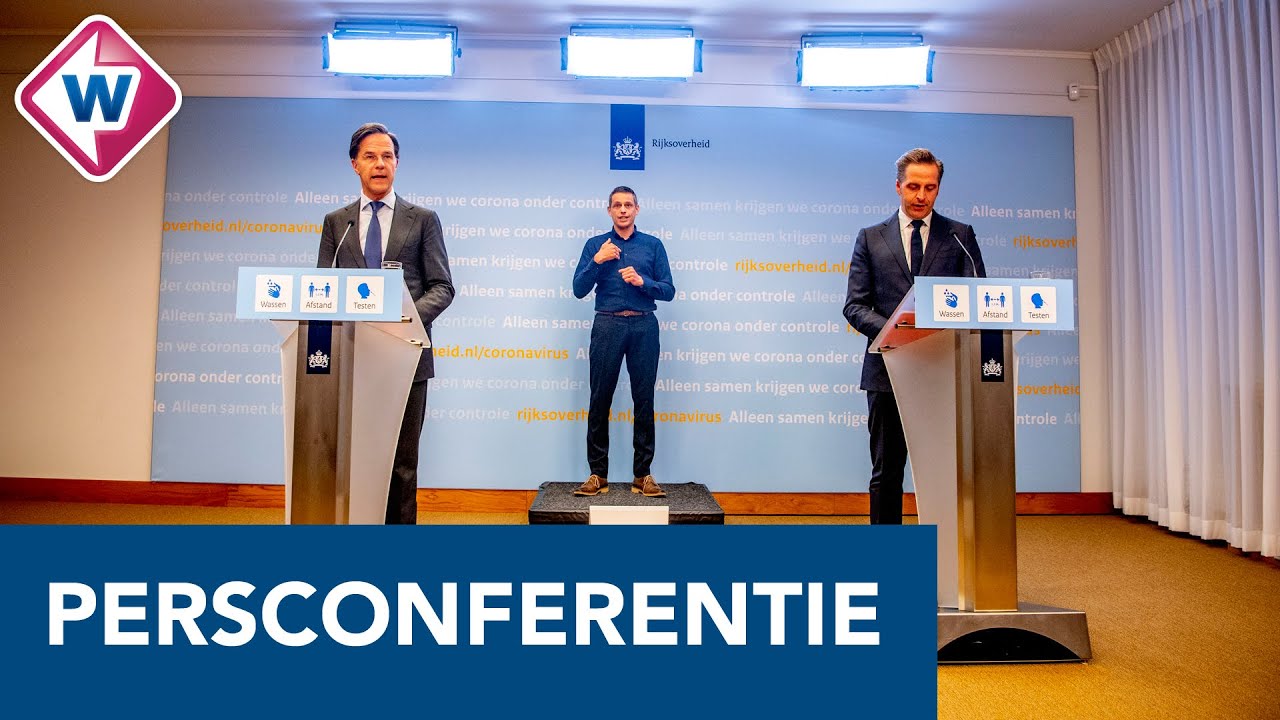 Persconferentie over versoepelingen: 'Feitelijk komt er een einde aan de lockdown' - OMROEP WEST
