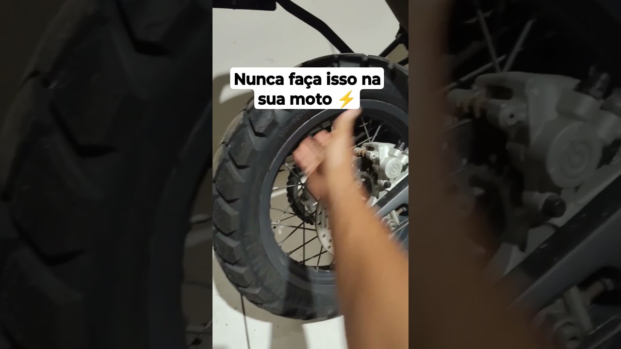 Perigo ⚡ 3 motivos para voc&ecirc; n&atilde;o adaptar pneu sem c&acirc;mara na sua moto