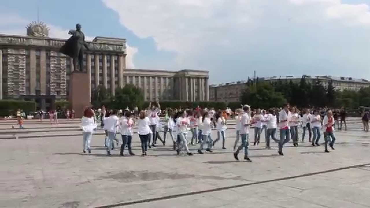 One Direction dance flashmob (St. Petersburg, Russia, June 2015)
