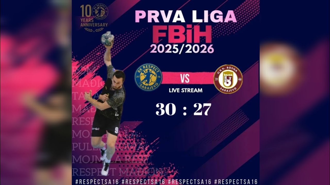 UZIVO. UTAKMICA RK RESPEKT  vs  ORK BOSNA