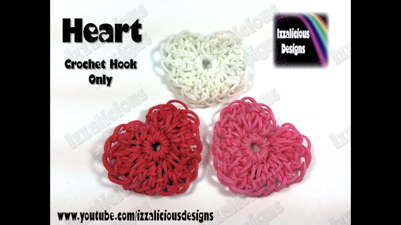 Rainbow Loom Heart | Подвеска «Олень» (Валентин) Только крючок для вязания — без ткацкого станка ...