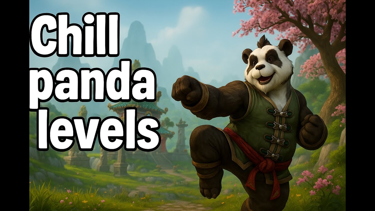 Leveling a Panda Monk in WoW Mists of Pandaria Classic