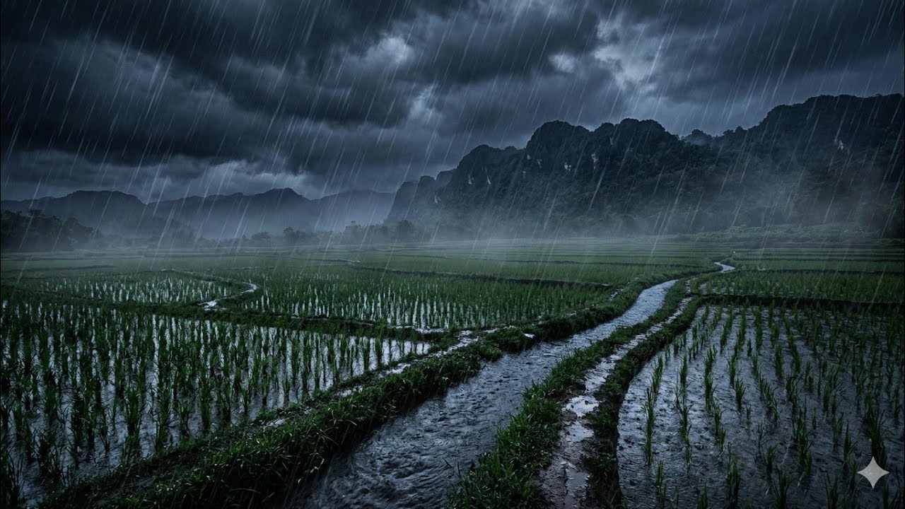 Ultra Realistic Heavy Rain Storm 4K 🌧️ ASMR Rain Sounds for Sleep & Relaxation