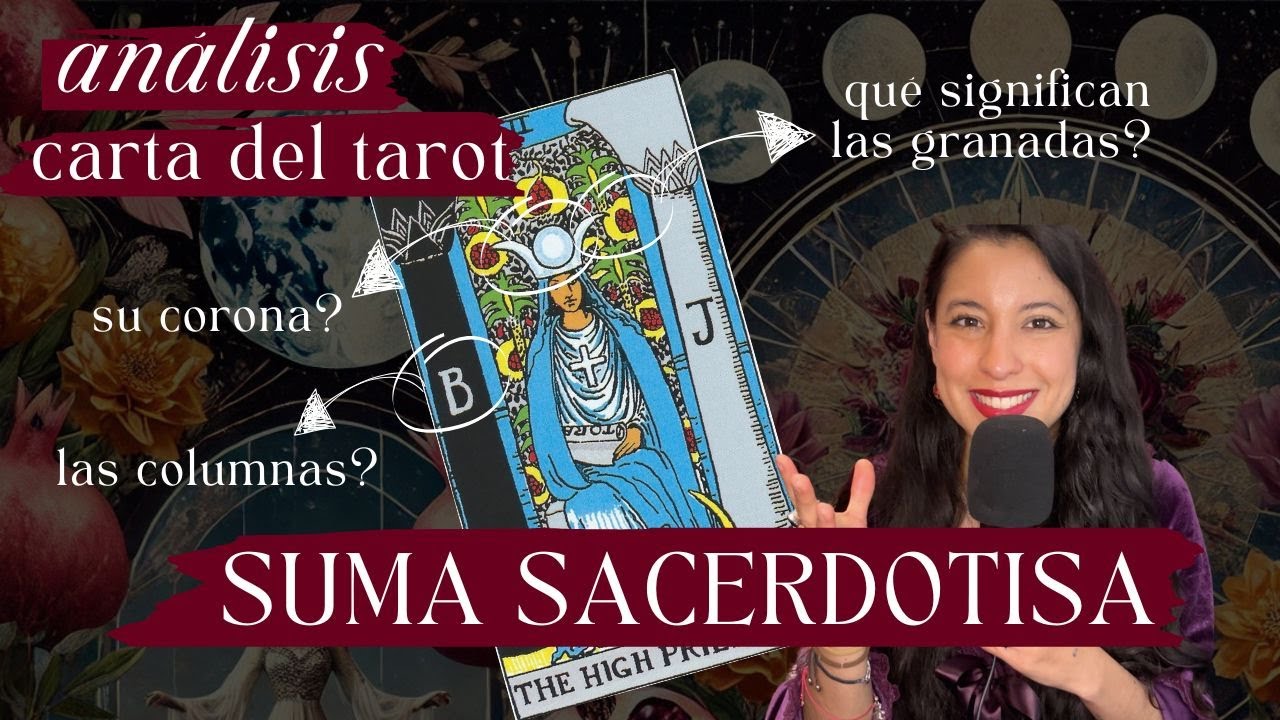 carta del tarot Suma Sacerdotisa ⎮an&aacute;lisis como si fuera una obra de arte
