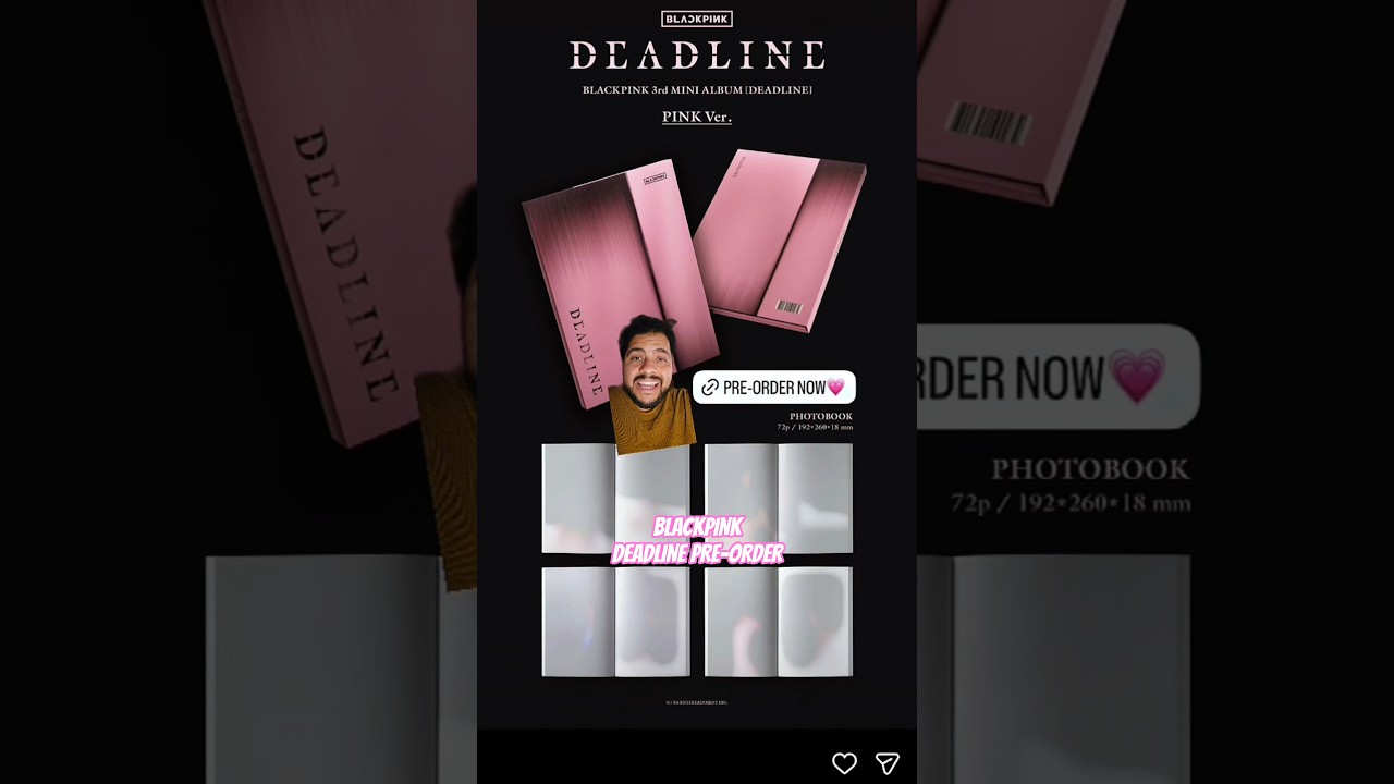BLACKPINK DEADLINE 3RD MINI ALBUM PRE-ORDER 