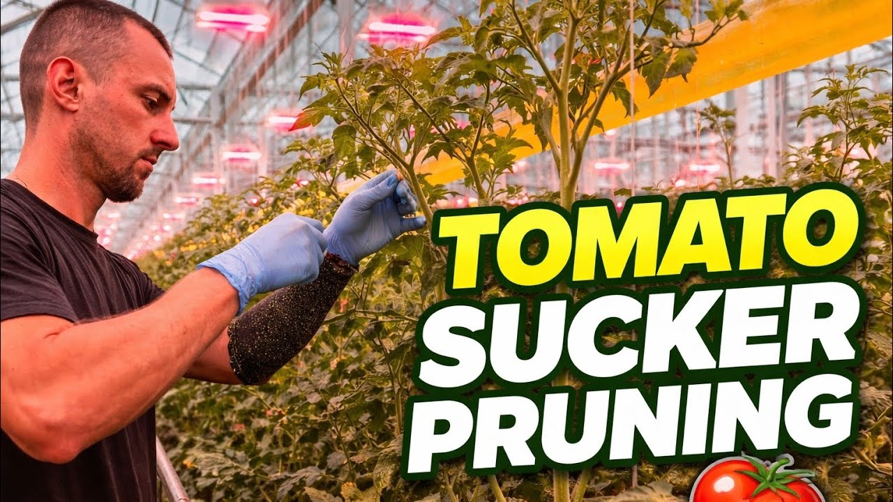 Tomato Sucker Pruning in a Dutch Commercial Greenhouse