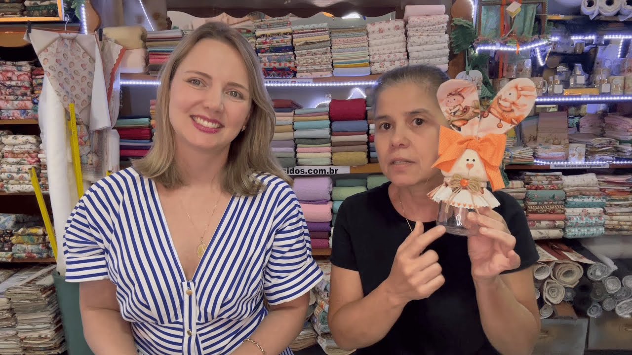 FAÇA VOCÊ MESMA UM LINDO E FÁCIL COELHO PORTA BOMBONS