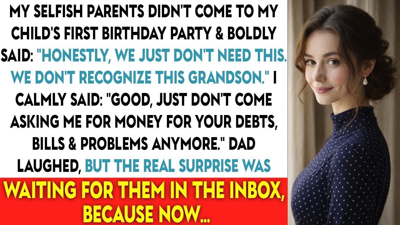 My Selfish Parents Didn’t Come To My Child's First Birthday Party & Boldly Said...