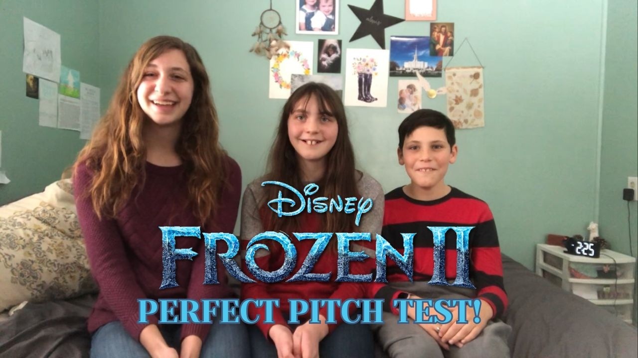 Frozen 2 Perfect Pitch Test with the Holladays!