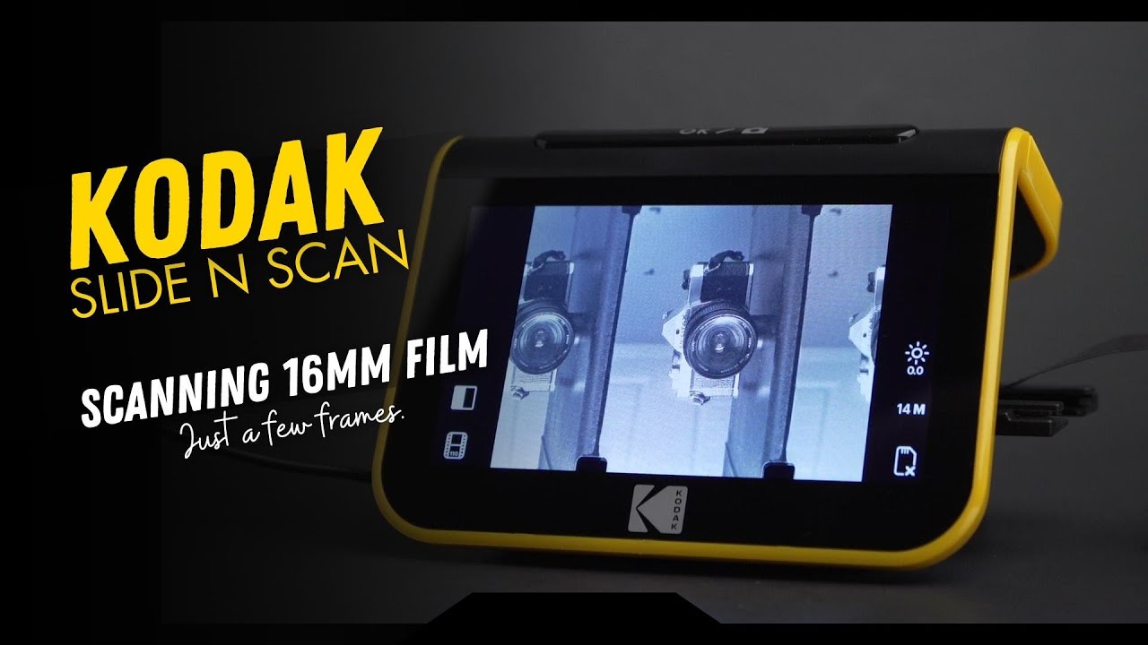 Kodak Slide N Scan Scanner & 16mm film