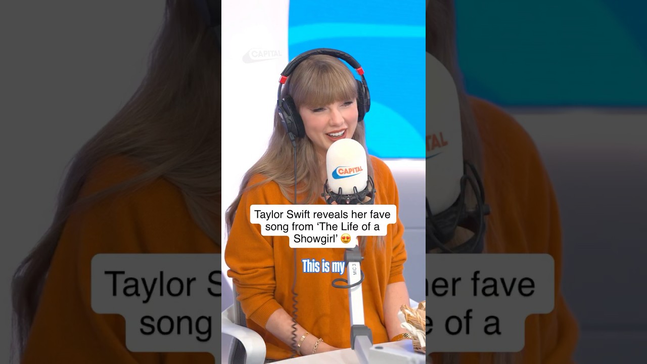 Taylor Swift reveals her FAVE song from 'The Life of a Showgirl' 😍 #TaylorSwift #TheLifeOfAShowgirl