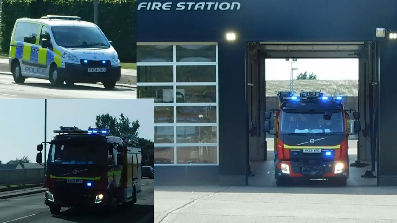 *FIRST CATCH* Carlisle East Pump Responding x2 + Various Cumbria Police