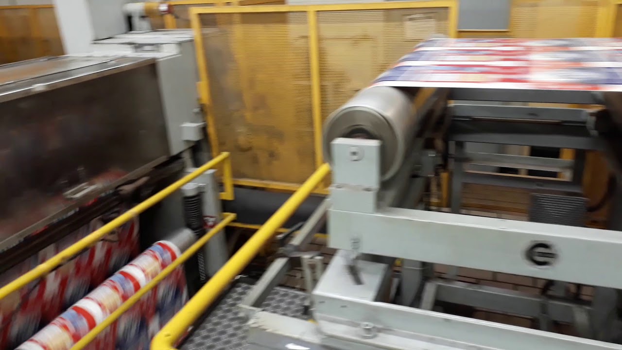 19-LINHA DE IMPRESSÃO DE ROTOGRAVURA BOBST CHAMPLAIN HELIO PRESS A25-36, 1974 (Ref.: PR).