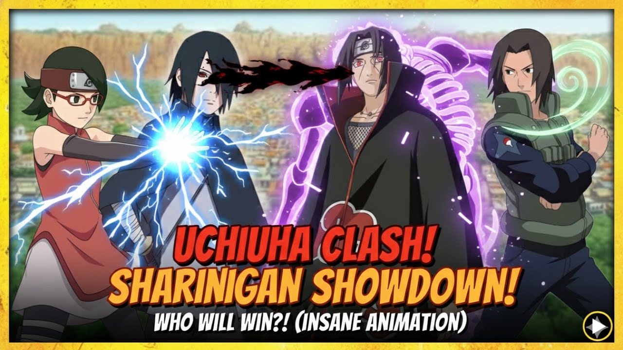Siapa pemenang dalam duel keluarga uchiha antara ITACHI & FUGAKU VS SASUKE & SARADA? #narutostorm4 