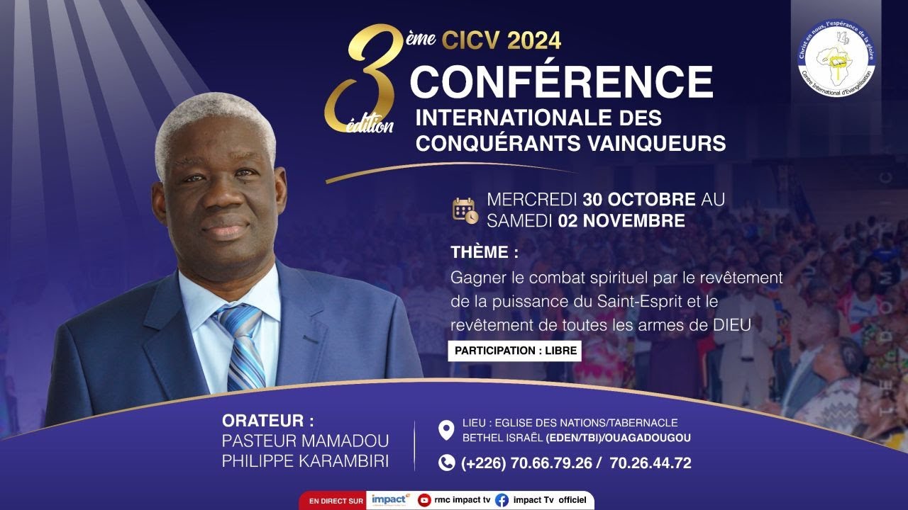Bishop Daniel N'CHO  CICV 2024 l 3è𝘮𝘦 𝘌𝘥𝘪𝘵𝘪𝘰𝘯 session 2 matin