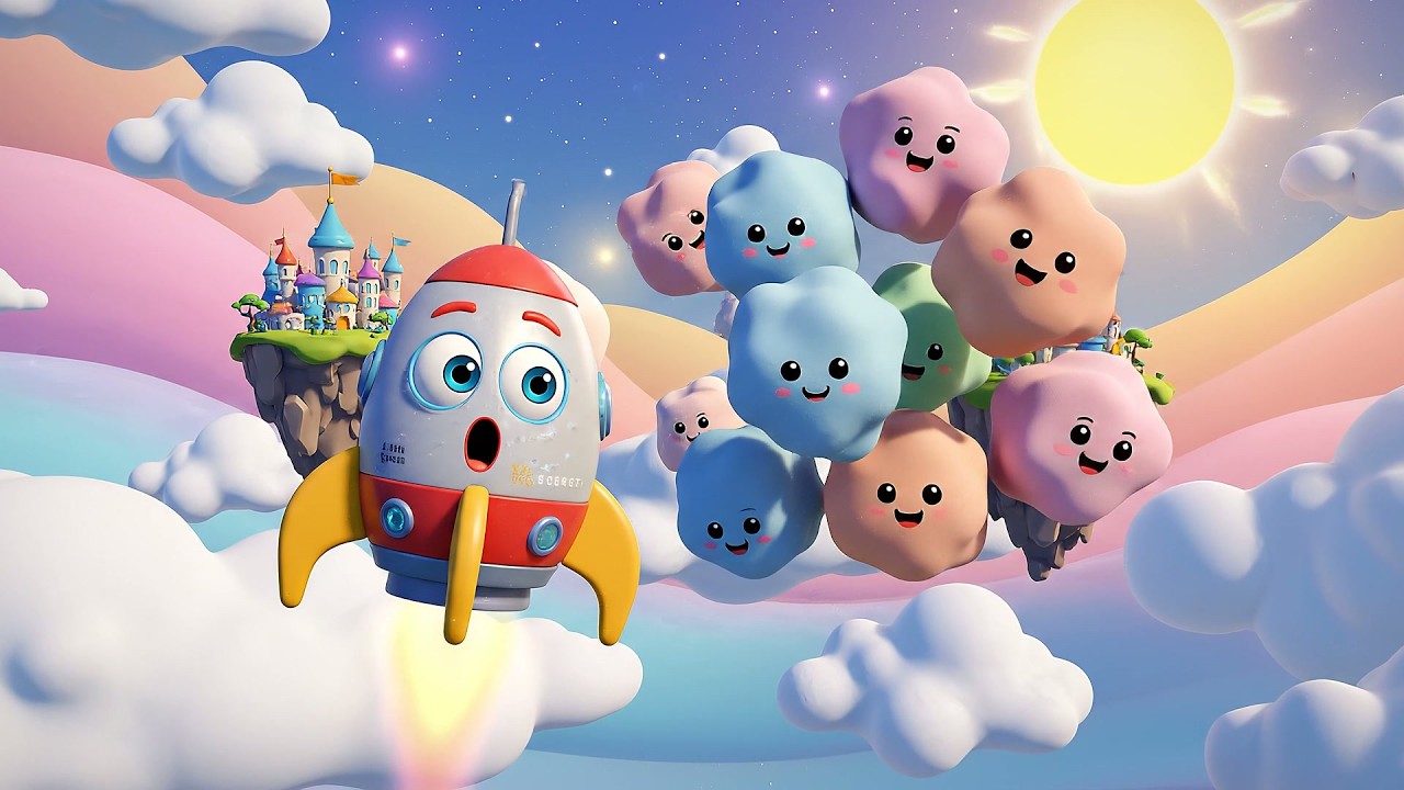 Pequeño Cohete Explota Zuu Zuu Bum | Canciones Infantiles del Espacio y Rimas