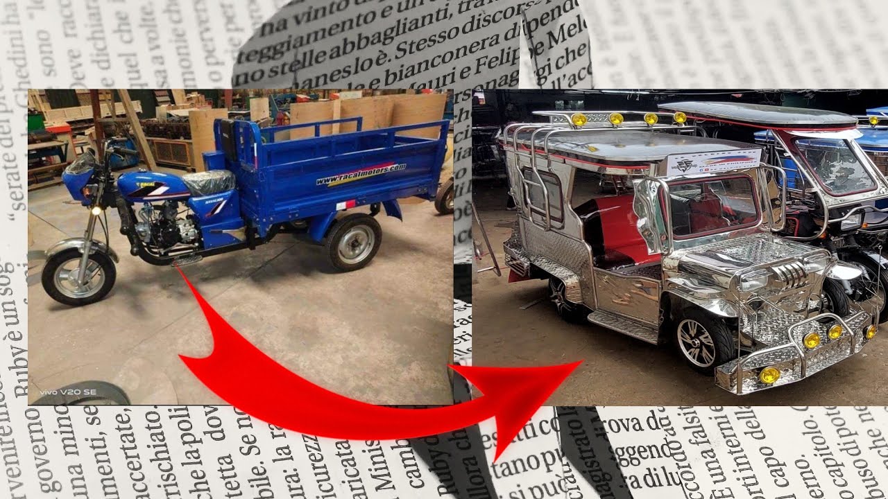 part 6 chariot racal convert to mini jeep sarao design 5e minijeep jeepcykle astig!!
