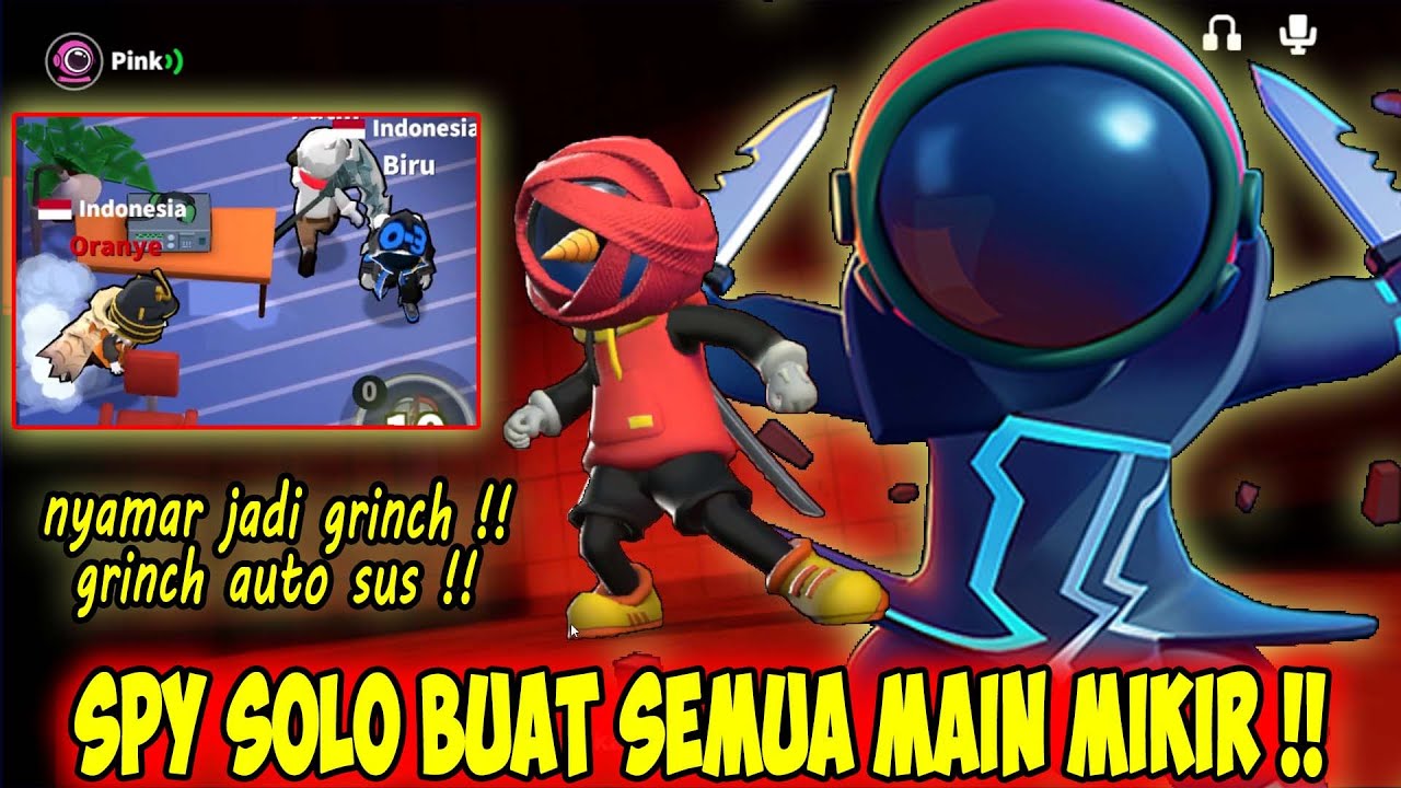 ULAH SPY MAIN SOLO GRINCH DAN BAITER AUTO DI BUANG !! Super Sus Indonesia
