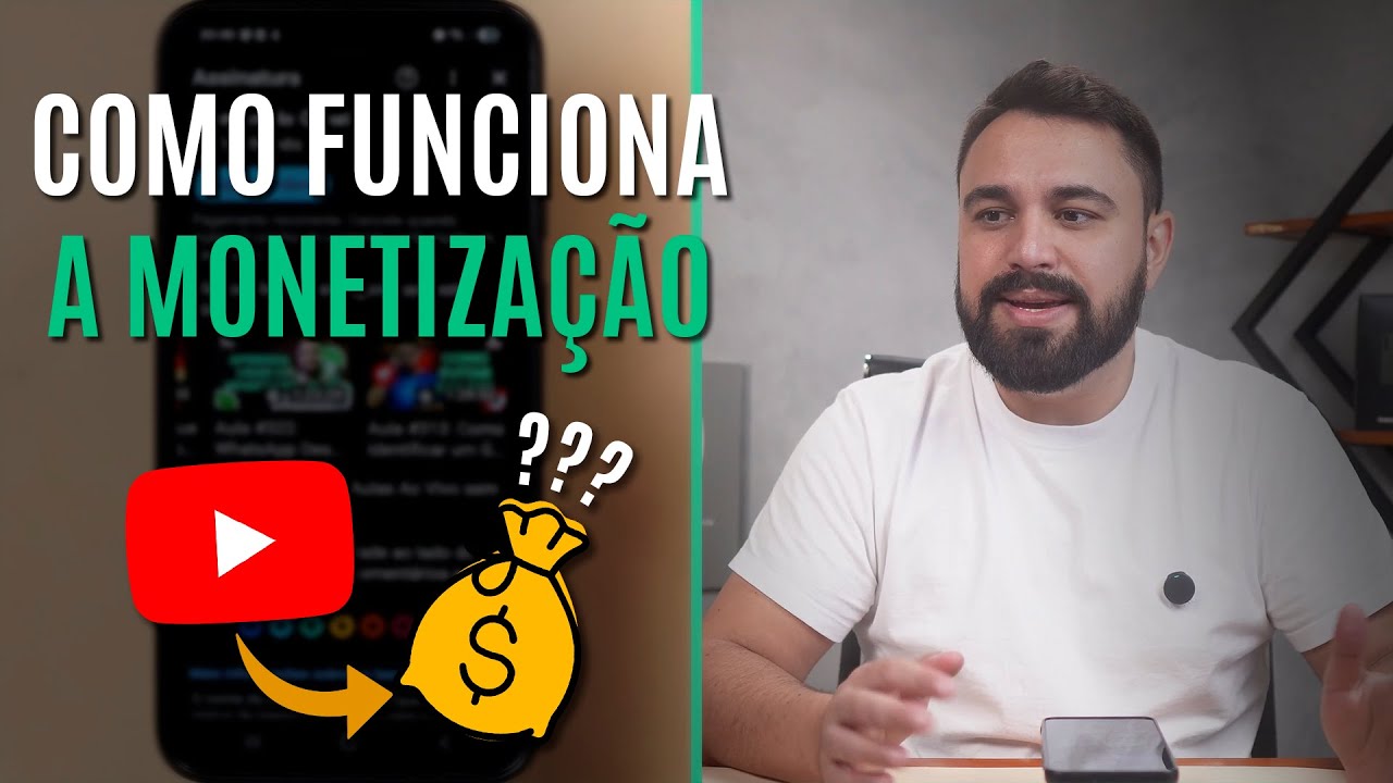 COMO OS CANAIS DO YOUTUBE GANHAM DINHEIRO E SE SUSTENTAM