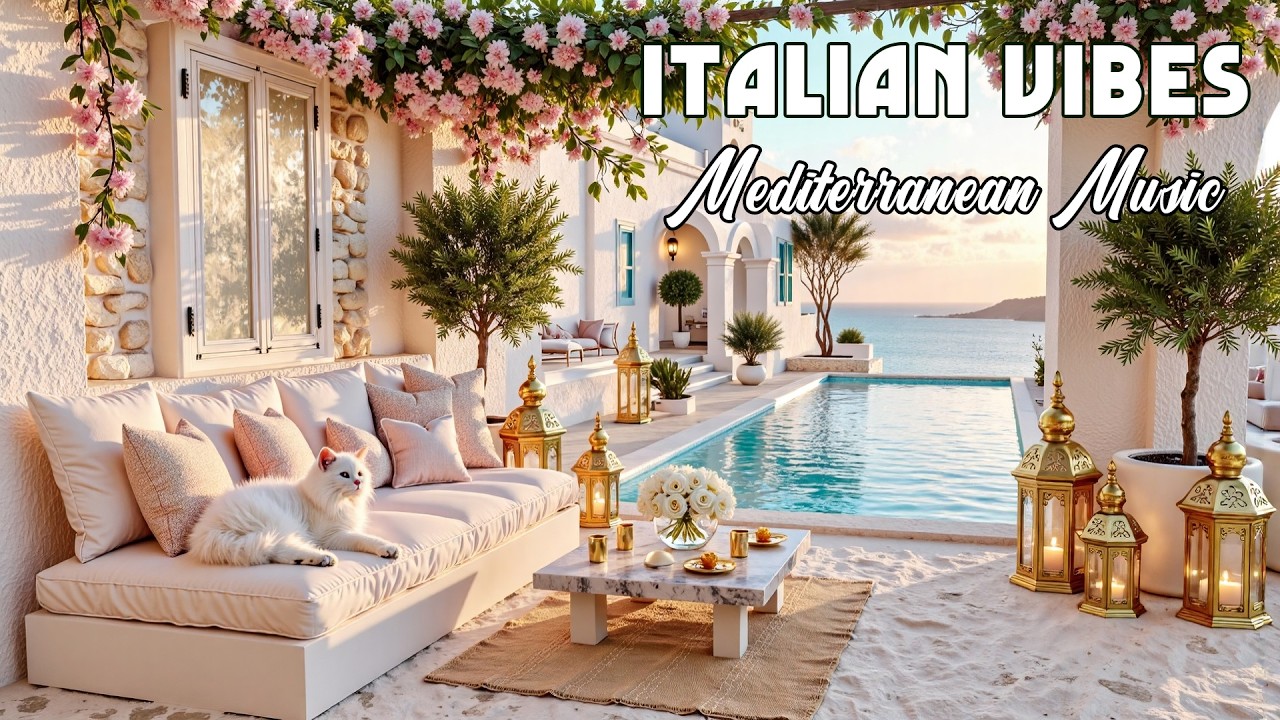 The Best 🇮🇹 Italian Music 🎶 Italian Vibes 🎶  Relaxing Italian Riviera & Mediterranean Sea Breeze 4k