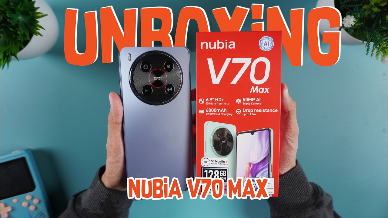 1 JUTAAN !! BATERAI & LAYAR BESAR || UNBOXING nubia V70 Max Indonesia