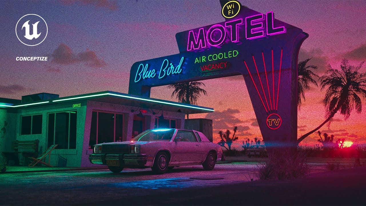 Small Town America - Unreal Engine Movie By Jeff Williams Using Conceptize 3D Asset Pack