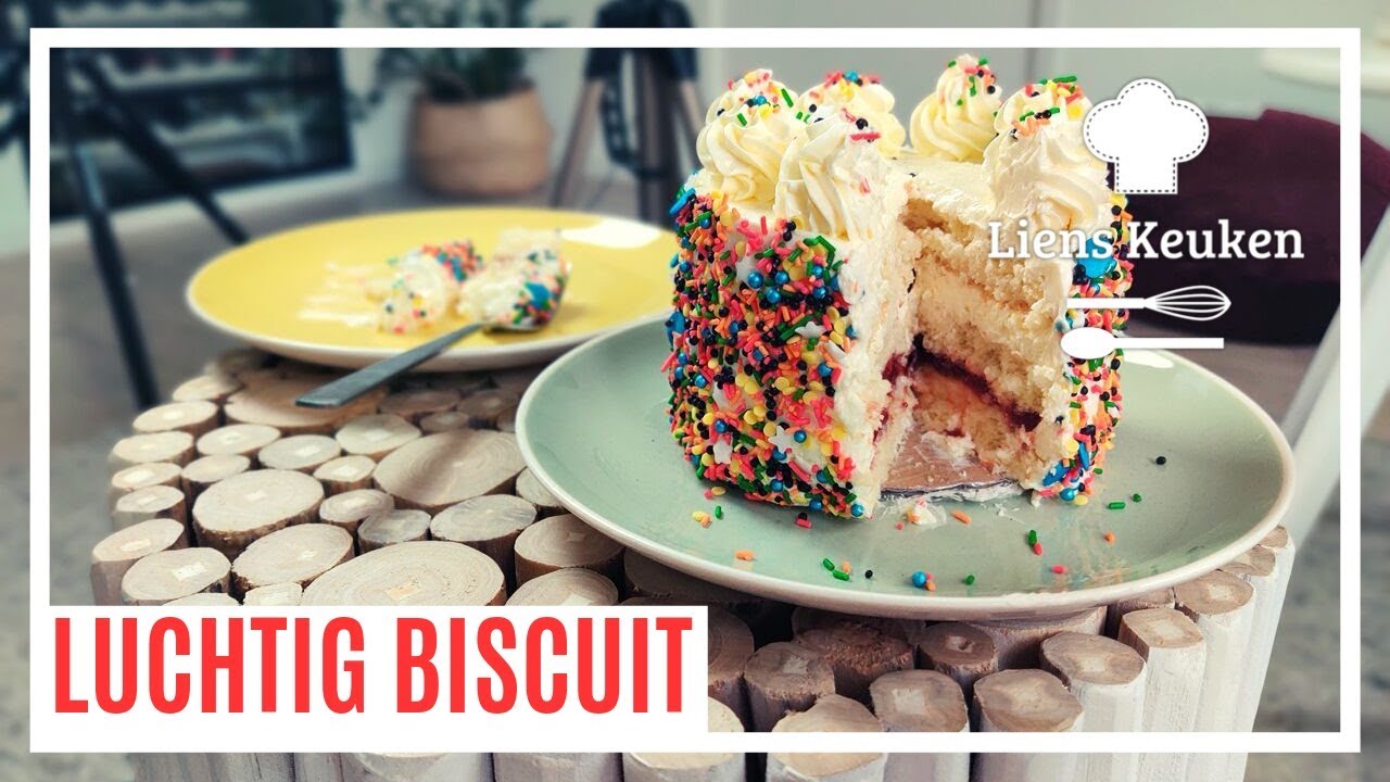 Biscuit voor taart, lekker luchtig | BISCUIT | Zo maak je een luchtige biscuit