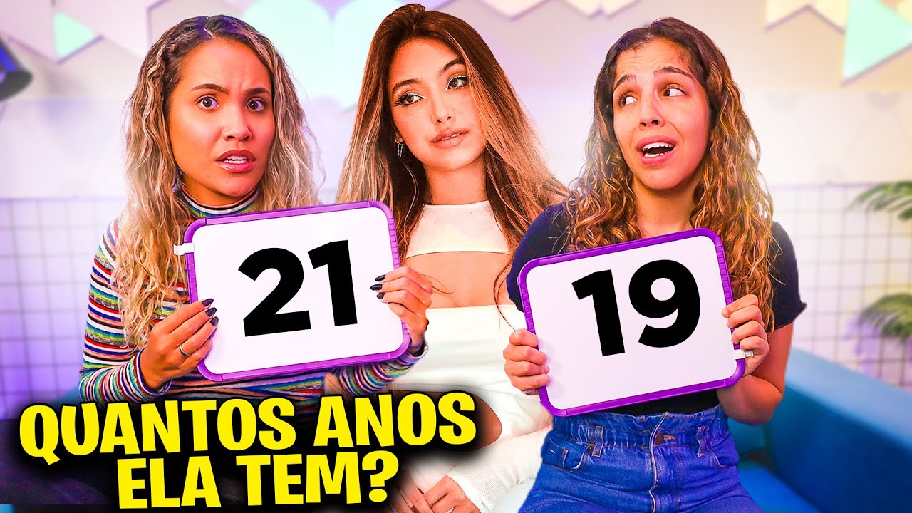 ADIVINHE A IDADE DO TIKTOKER! - COM RAFAELLA BALTAR