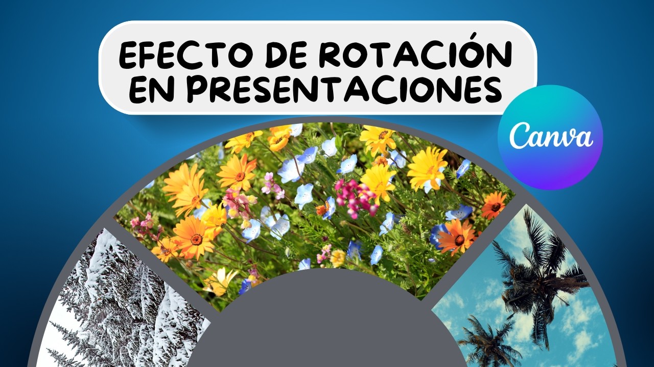 Cómo crear efecto de ROTACIÓN en CANVA para Presentaciones Profesionales.