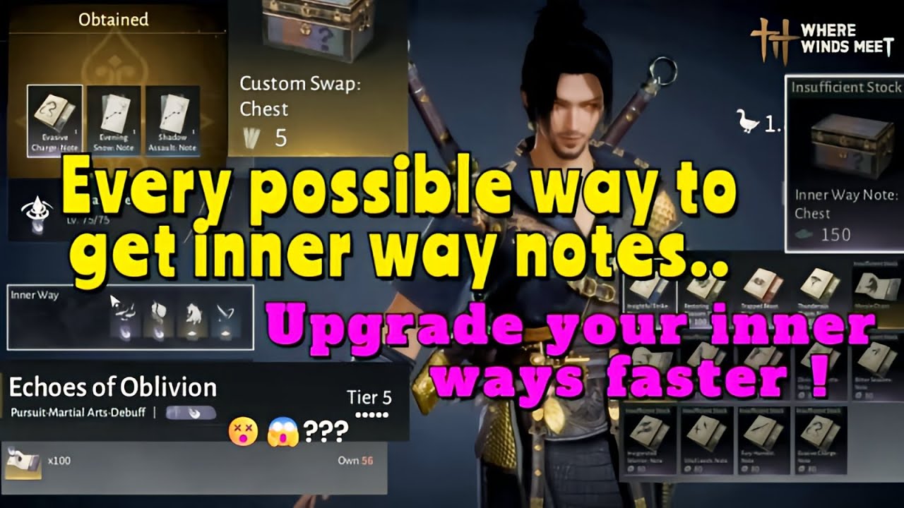FASTEST WAY TO UPGRADE INNER WAYS (HINDI) // WHERE WINDS MEET💥