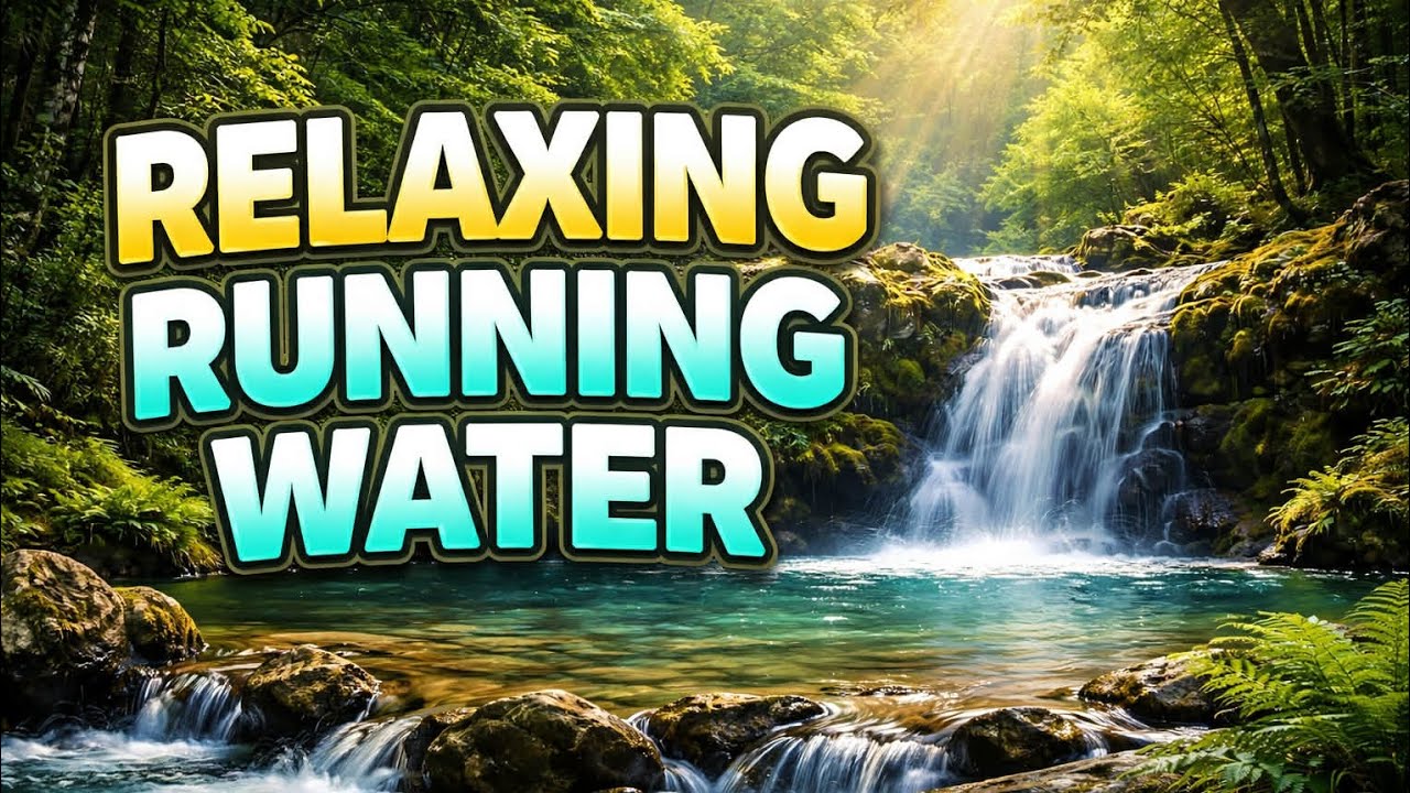 Running Water Sounds (Black Screen) – 2 Hours of Relaxing Water for Sleep 💧 
