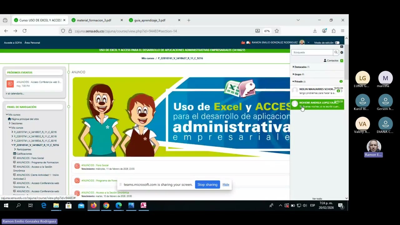 SENA ACCESS A EXCEL ACTIVIDAD3