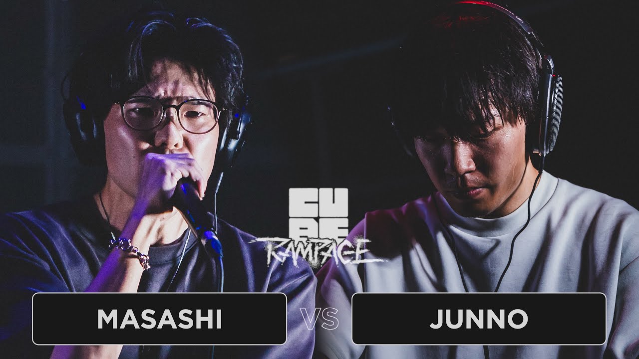 Masashi vs JUNNO | CUBE RAMPAGE | 5v5 Loopstation Battle #CUBERAMPAGE