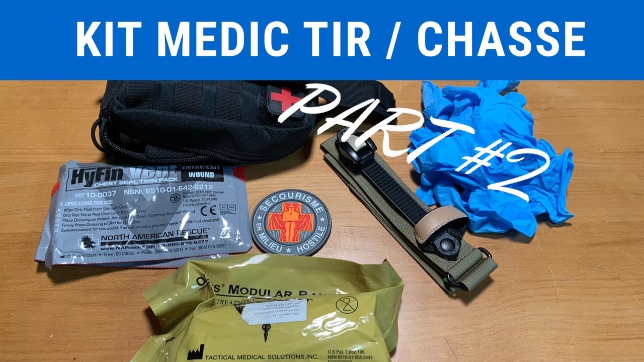 👨🏻‍⚕️KIT MEDICAL #2⛑ stand de tir /chasse ou atelier de rechargement partie #2