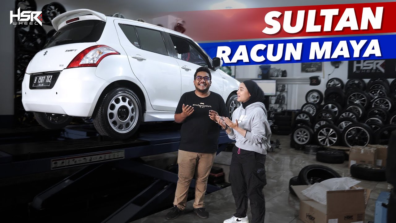 Modifikasi Suzuki Swift Ganti Velg KLG Hadiah Tahun Baru Maya