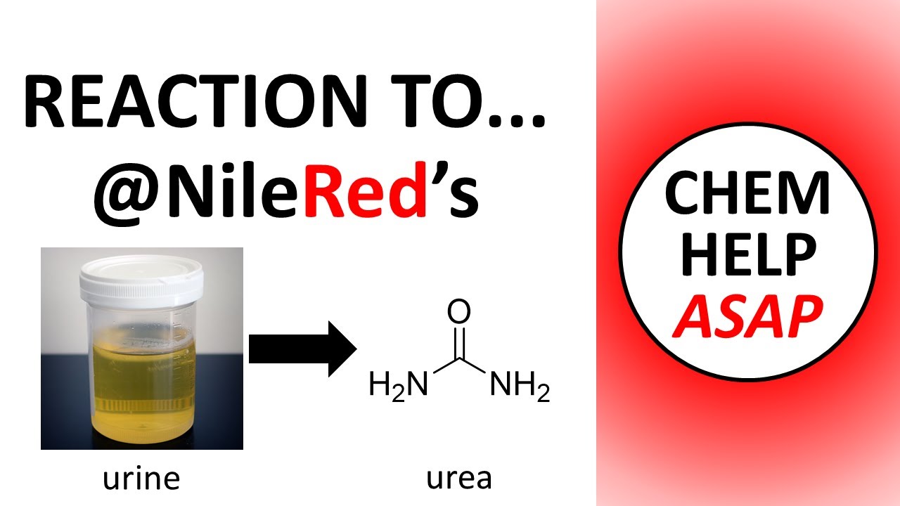 reaction to NileRed video - isolation of urea from urine