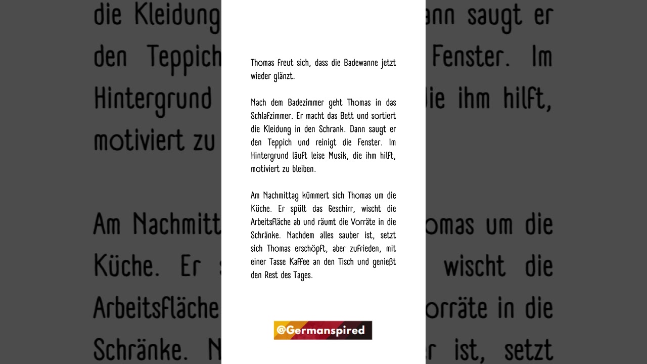German Short Story #deutschlernen #learngerman #learngermanonline #deutschkurs