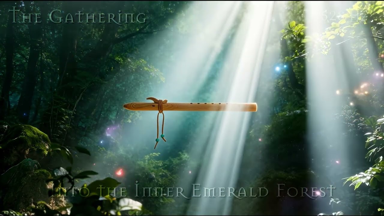 Into The Inner Emerald Forest - 528 Hz Healing Frequency for the Heart with Native American Flute