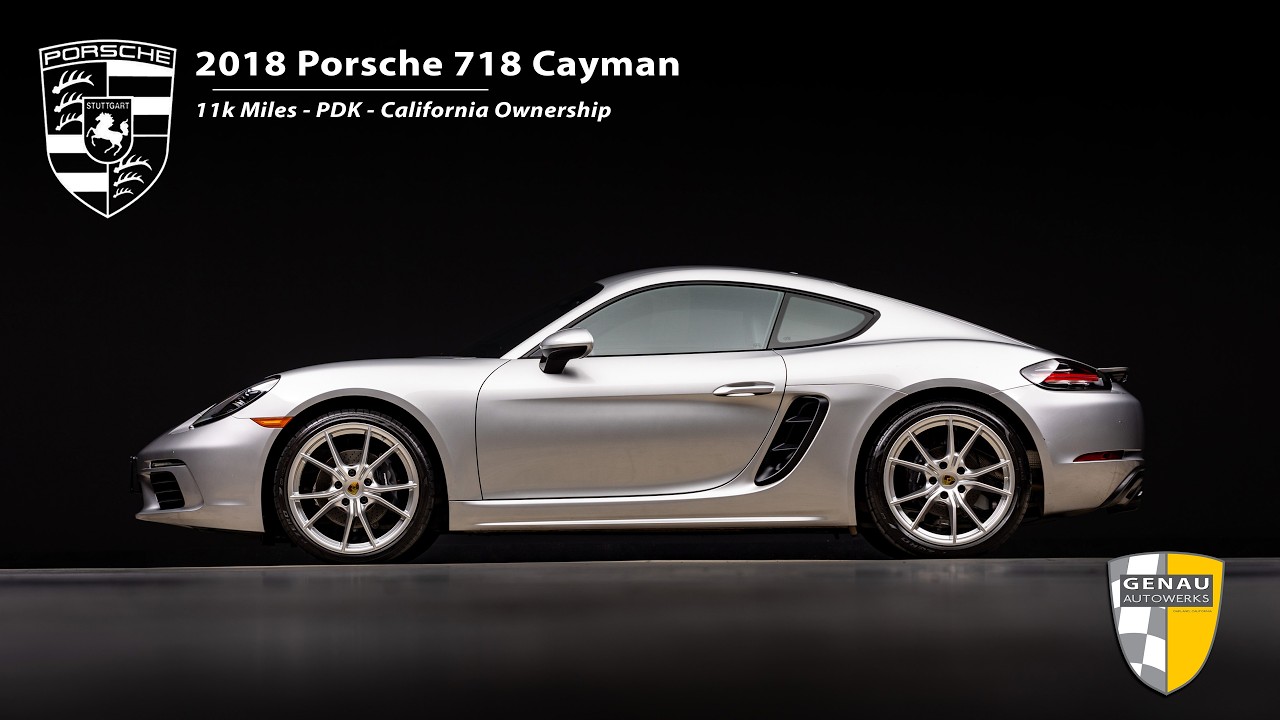 The Silver Crocodile!  A lovely low mileage 2018 Porsche 718 Cayman