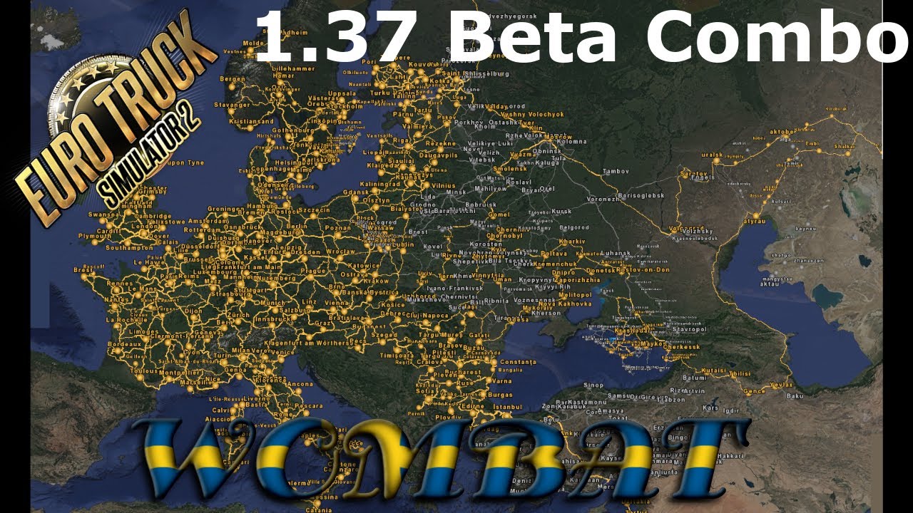 ETS2 1.37 Beta - Map combo number 1