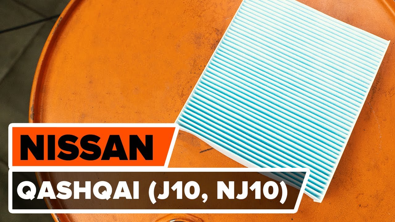 Wie NISSAN QASHQAI (J10, NJ10) Innenraumfilter wechseln [AUTODOC TUTORIAL]