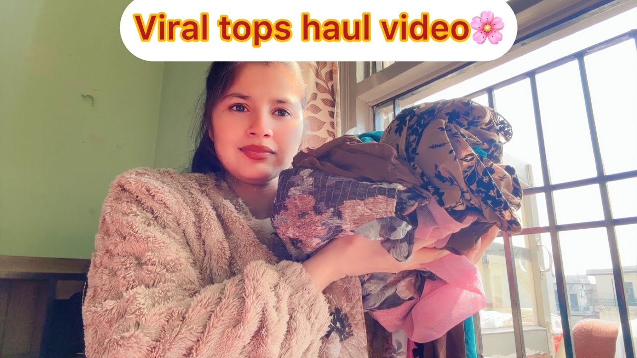 Viral tops haul video🌹🌸@Meesho 