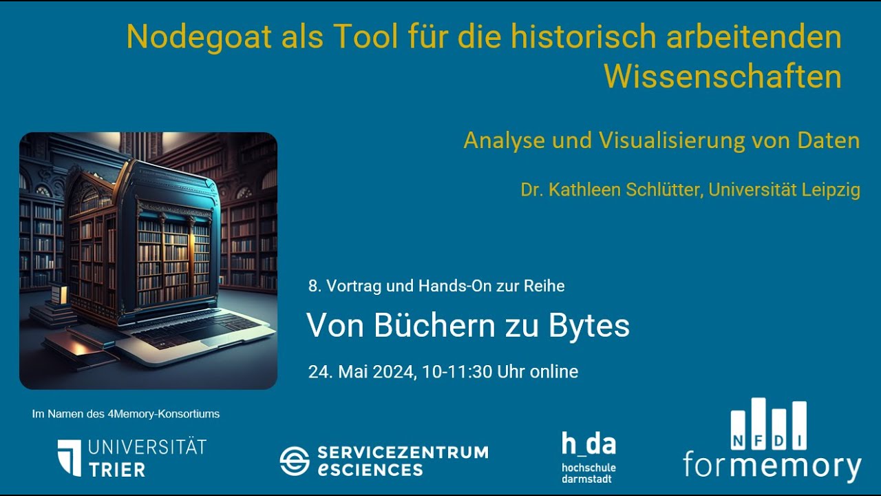 Von Büchern zu Bytes (8): Nodegoat als Tool für die historisch arbeitenden Wissenschaften
