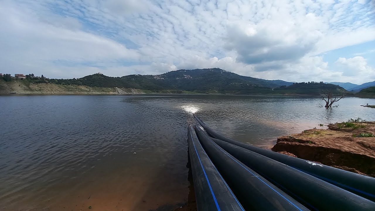 Après La Dernière Tempête  , Vu Sur Le Barrage Taksebt De Tizi-Ouzou...Le 19 février 2024...